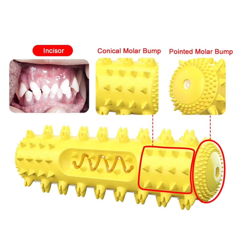 Cepillo de dientes Molar para perros, palo de dientes Molar para perros, cuidado Dental para cachorros, juguete masticable duradero para perros, elasticidad, limpieza Dental suave para mascotas