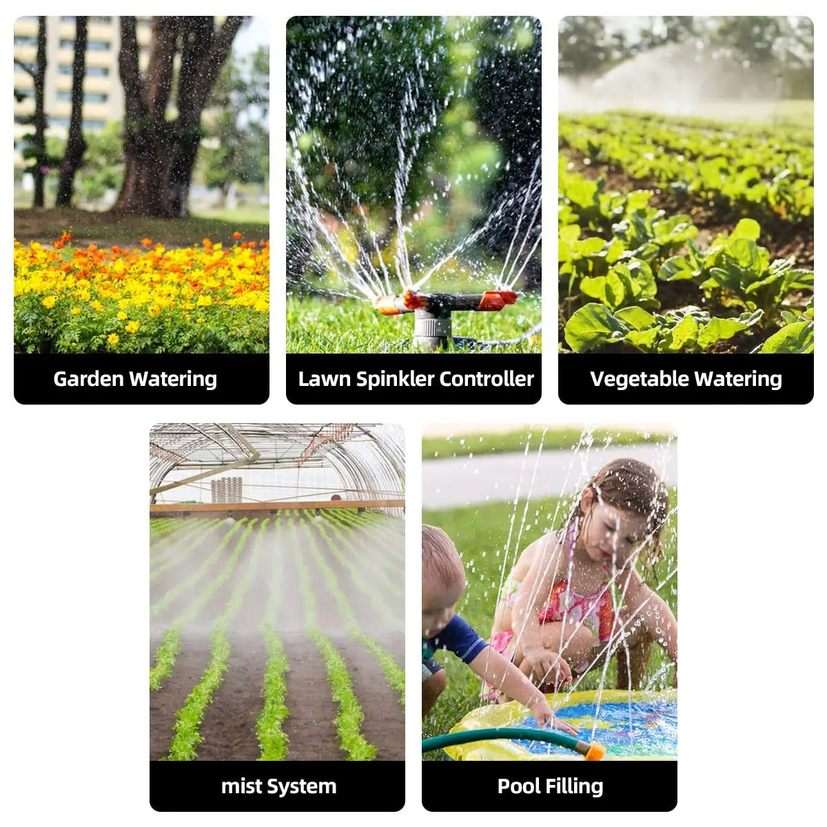 Garden Watering Timer Ball Valve /Solenoid Valve Irrigation Controller Home Garden Automatic Watering Electronic Valve
