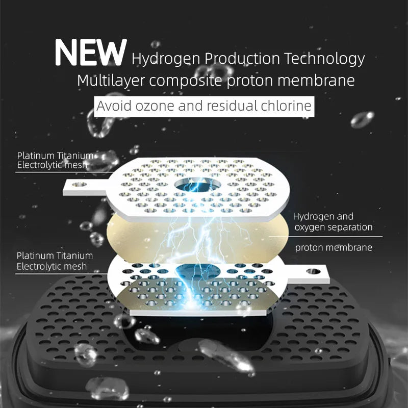 Hydrogen Generator Water Cup Filter Ionizer Maker Hydrogen-Rich Water Portable Super Antioxidants ORP Hydrogen Bottle 350ml