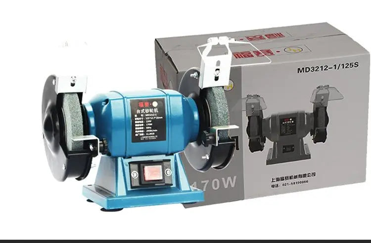 MD3212-1 5-inch 6-inchMulti-Functional Bench Grinder Rotary Grinder Polishing Machine 2956r/min Desktop Grinding Machine 220V