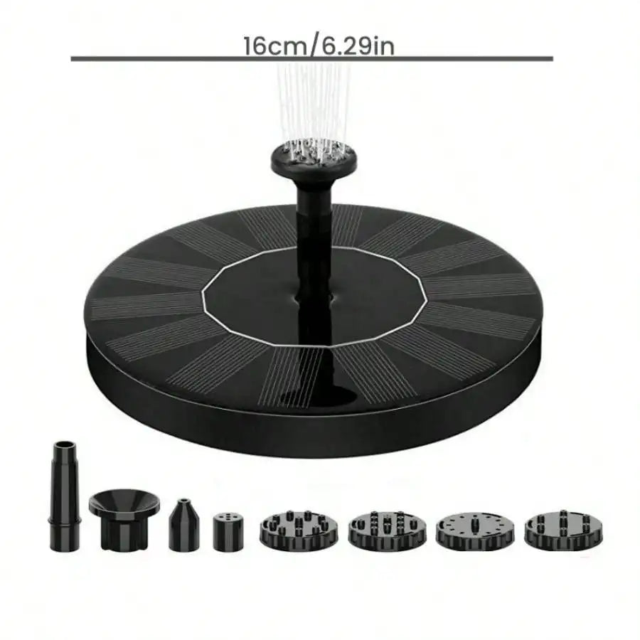 Nueva Mini fuente de agua Solar para piscina, estanque, cascada, suministros de decoración para jardín, fuente alimentada por energía Solar para exteriores, baños de aves