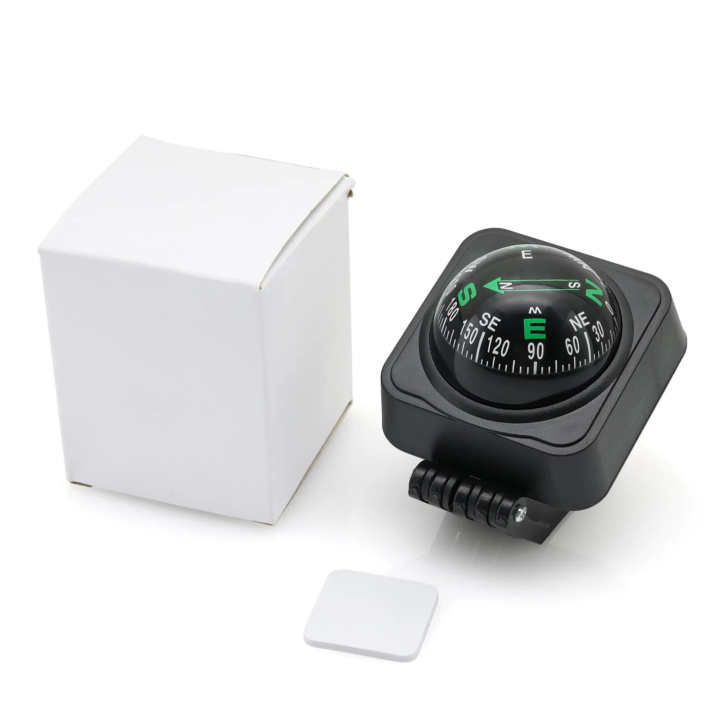 Outdoor Adjustable Navigation Dashboard Car Compass For Car Boat Cycling Hiking Direction Pointing Guide Ball Shaped Compass