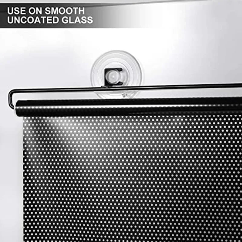 Cortina de sombreado retráctil para ventana lateral de coche, cortina enrollable para el hogar, salas de estar, persianas enrollables, cubierta para parabrisas