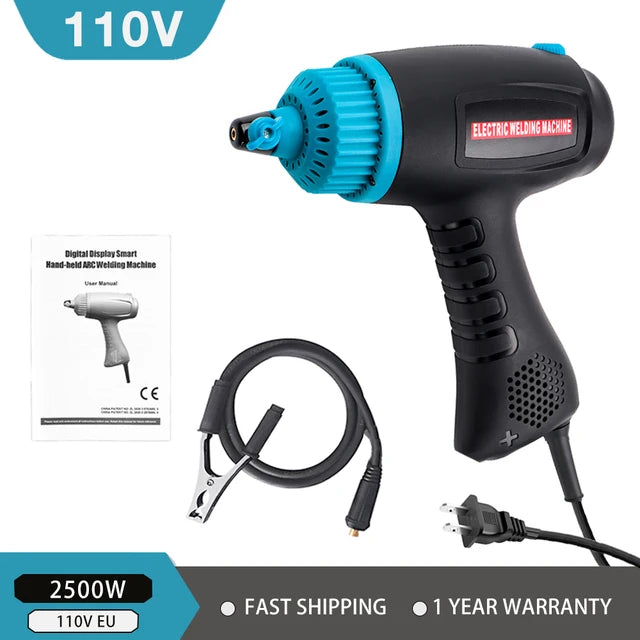 2500W家用弧焊机110V/220V便携式小型电焊机自动数字智能焊接工具