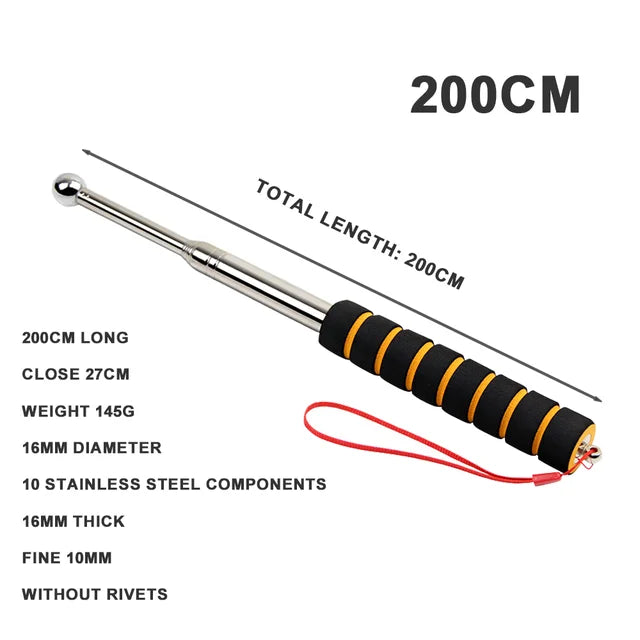 1.3M~2M空心鼓锤 房屋检查工具 空心鼓锤 不锈钢伸缩鼓锤 检测瓷砖