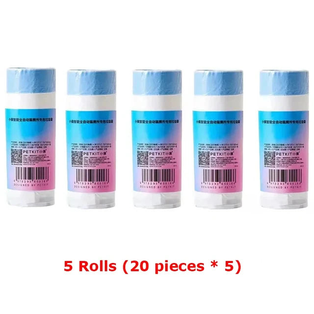 PETKIT 便便袋替换垃圾袋废物袋适用于 Pura X Pura Max 自动自清洁猫砂盒清洁用品