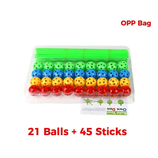 Juguetes de construcción para niños, kits de construcción de carpas fuertes, casa de juegos 3D, palos, herramientas de construcción, juguetes para armar, regalos para niños