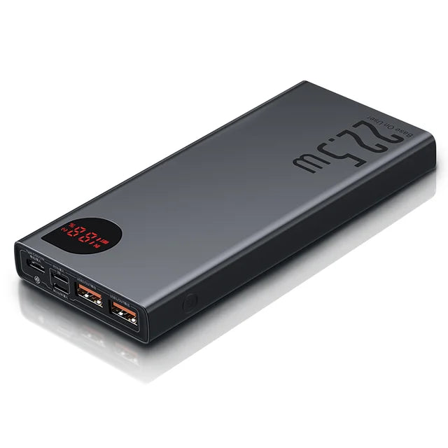Baseus 移动电源 10000mAh 带 22.5W PD 快速充电移动电源便携式电池充电器适用于 iPhone 15 14 13 12 Pro Max 小米