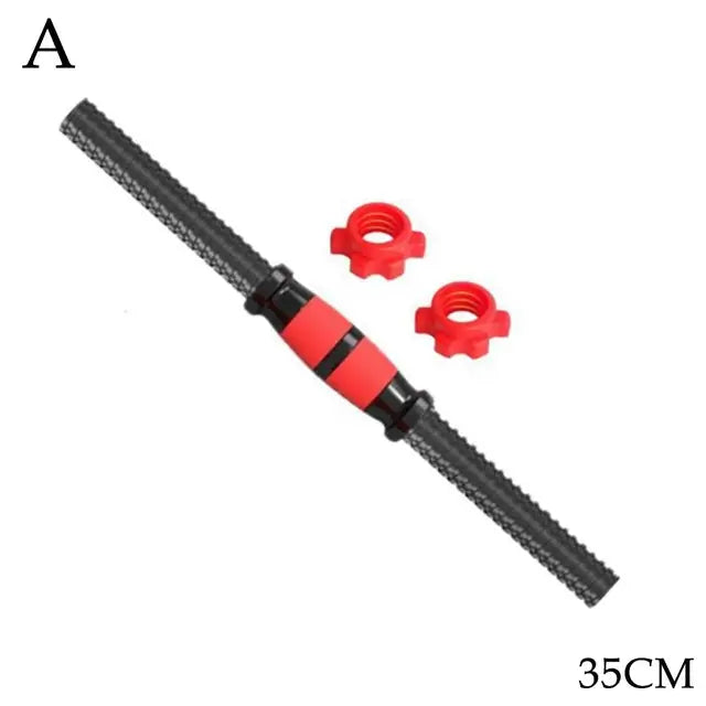 Juego de barras de extensión con mancuernas roscadas, barras con mancuernas ajustables para levantamiento de pesas, gimnasio en casa, ejercicio físico, barra de pesas