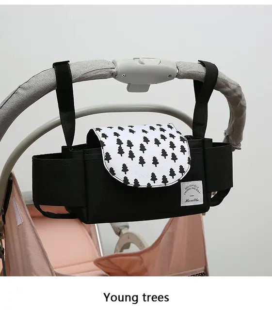 Stroller Bag Pram Organizer Baby Accessories Cup Holder Cover Newborns Trolley Portable Travel Car Bags For Carriages Universal