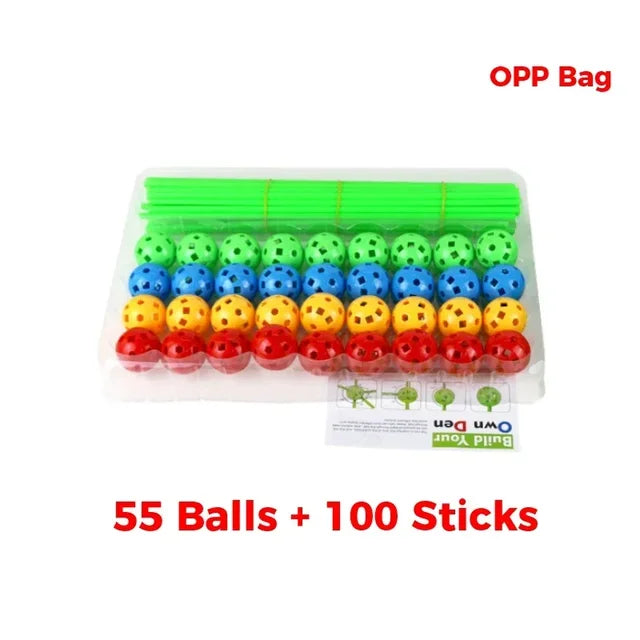 Juguetes de construcción para niños, kits de construcción de carpas fuertes, casa de juegos 3D, palos, herramientas de construcción, juguetes para armar, regalos para niños