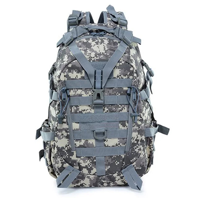 Mochila de Camping de 40L, bolso militar para hombre, bolsas de viaje, mochila táctica Molle para escalada, senderismo, bolso de hombro reflectante para exteriores