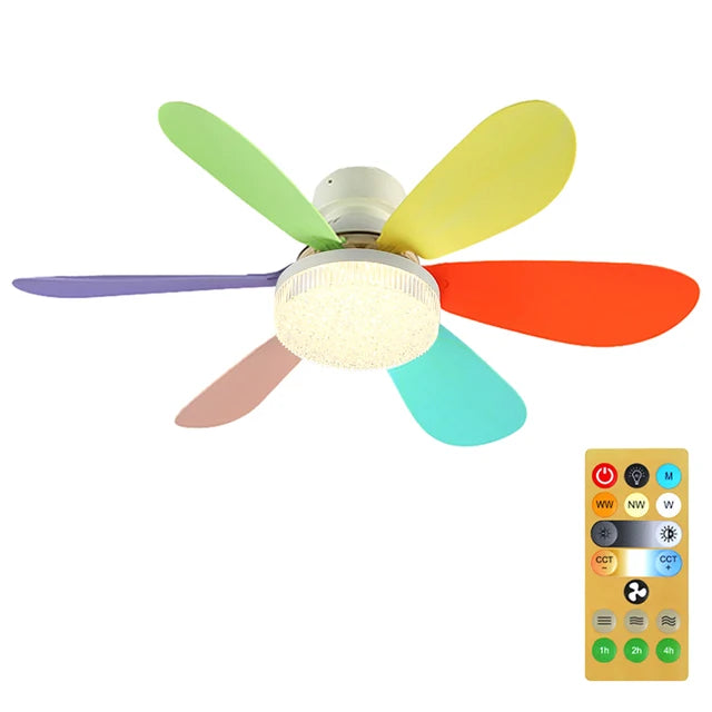 Lámpara de ventilador con enchufe, Base E26/E27, bombilla LED inalámbrica con Control remoto, reemplazo de ventilador de techo para dormitorio, sala de estar, cocina y balcón