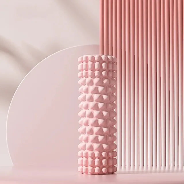Rodillos de espuma para masaje muscular - Rodillo de espuma de densidad media para alivio del dolor de espalda y recuperación muscular en piernas y brazos