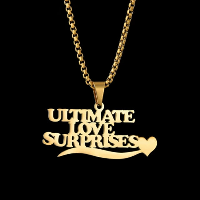 Atoztide LC-collar con colgante de nombres personalizado, cadena gruesa cubana de acero inoxidable para hombres y mujeres, regalo de joyería de cumpleaños