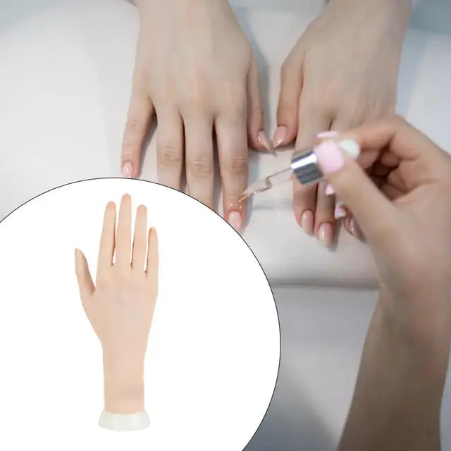 Hand Mannequin Props Soft Bendable Fingers Display Stand Simulation Hand Model for Bracelet Organizing Bangle Watch Rings