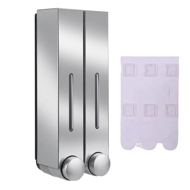Dispensador de jabón líquido para baño montado en la pared, loción de lavado, desinfectante de manos para niños, familia, Hotel, cocina, Gel de ducha, 420ML