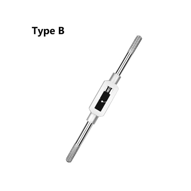 OYYU Adjustable Manual Tap Wrench for Thread Tap M2-M4 M3-M6 M6-M14 Handle Steel Hand Taps Holder Tapping Reamer Tools M1-M40