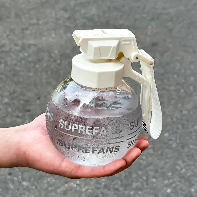 创意手榴弹水杯带盖新款趣味个性马克杯创意礼品杯健身露营户外运动