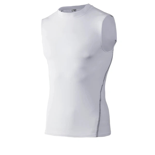 Ropa de gimnasio para hombre, camiseta sin mangas deportiva, chaleco de secado rápido, ropa deportiva para correr, camisetas deportivas con cuello redondo