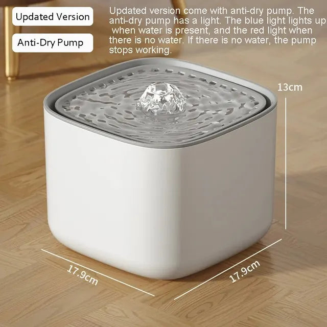 3L de gran capacidad canino gato perro mascota filtro circulante fuente para mascotas alimentador dispensador de agua automático con puerto USB para mascotas