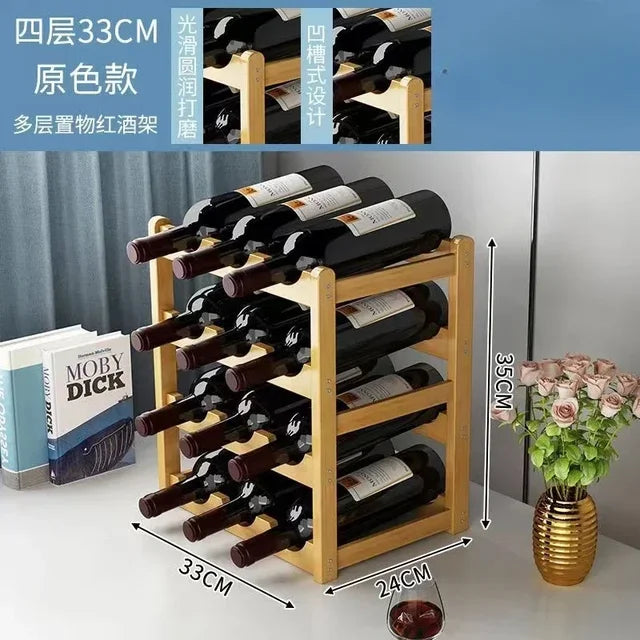 Estante para vino tinto, decoración para el hogar, estante de exhibición para vino, mesa creativa, estante para botellas de vino, gabinete de vino Simple, estante de almacenamiento para montar
