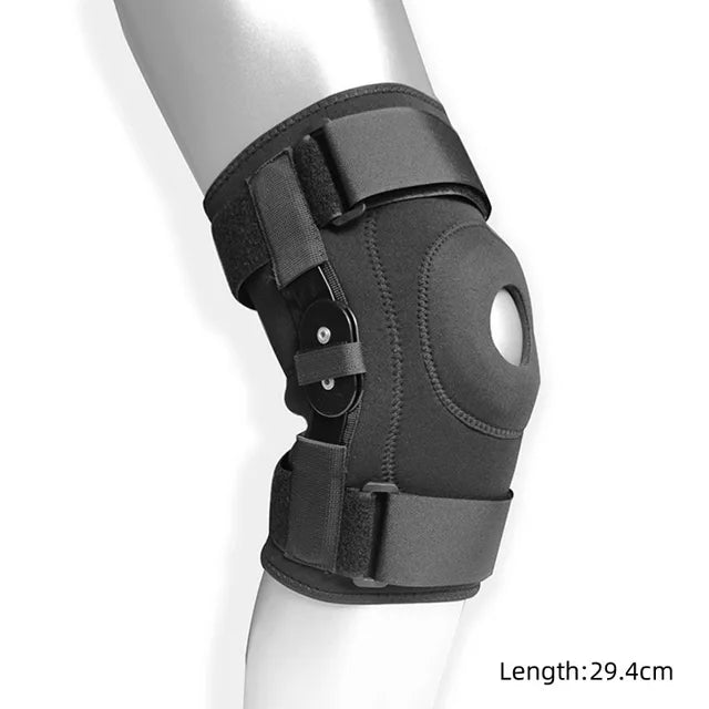 Hinged Knee Brace Support with Strap Side Patella Stabilizers for Protection Pain Relief for Arthritis,Meniscus Tear