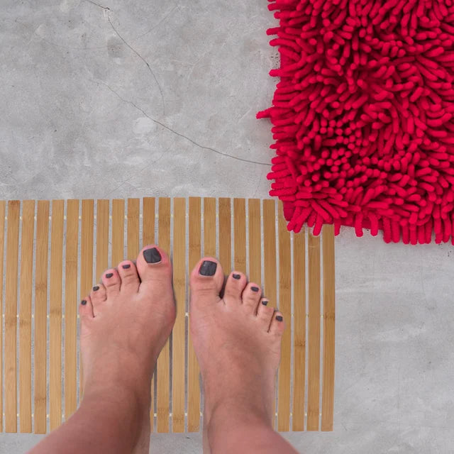 婴儿沐浴垫浴室垫淋浴防滑浴缸木质室内地毯