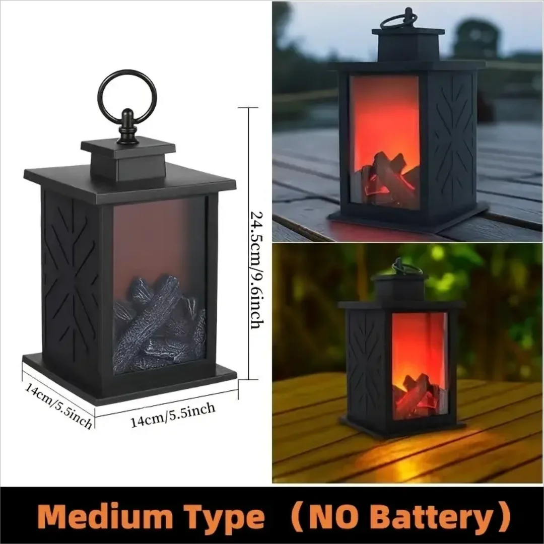 1pc Retro Simulation Fireplace Flame Lamp Log Effect Fire Comfortable Home Decoration Simulation LED Carbon Fire Flame Lamp Fash