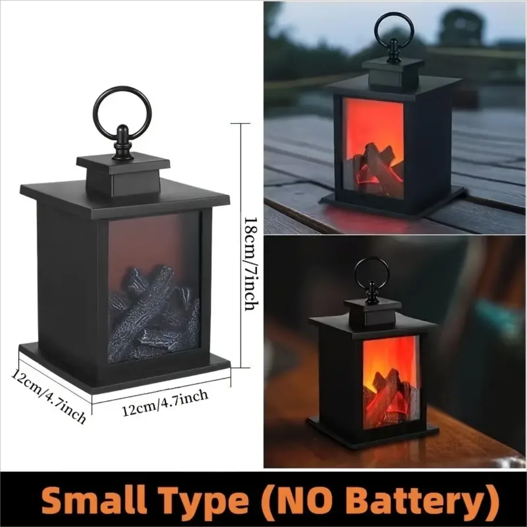 1pc Retro Simulation Fireplace Flame Lamp Log Effect Fire Comfortable Home Decoration Simulation LED Carbon Fire Flame Lamp Fash