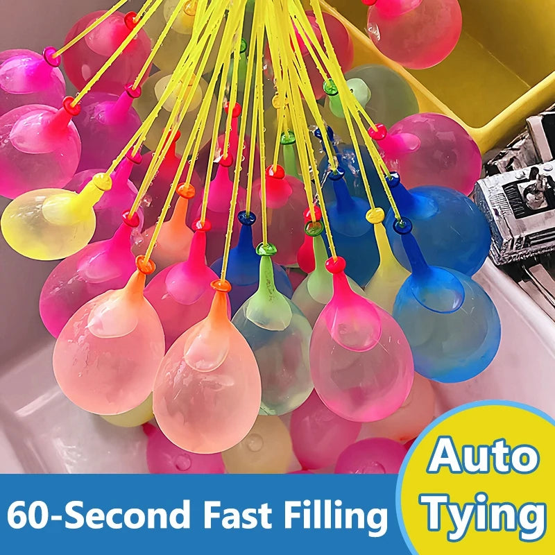 Atuo Tying Water Balloons Fast Water Filling Balloon Water Bombs Self-closing Waterballonnen Wasserbombe Globos De Agua