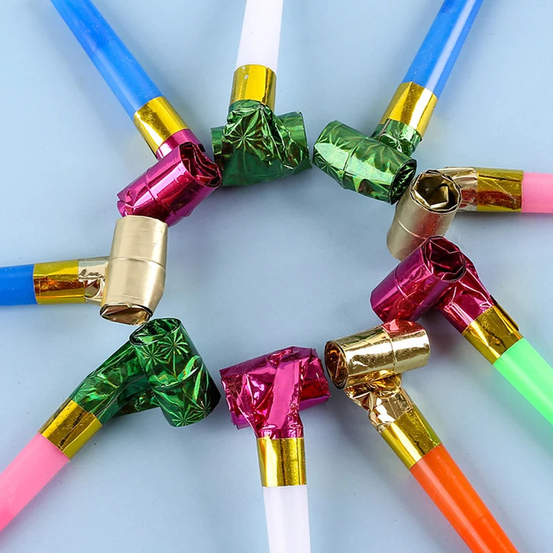 Multi-colored Blowing Dragon Whistles Set 5/10/15/20PCS Plastic Party Atmosphere Creation Noise Maker Souvenir Carnival Gift ZYF