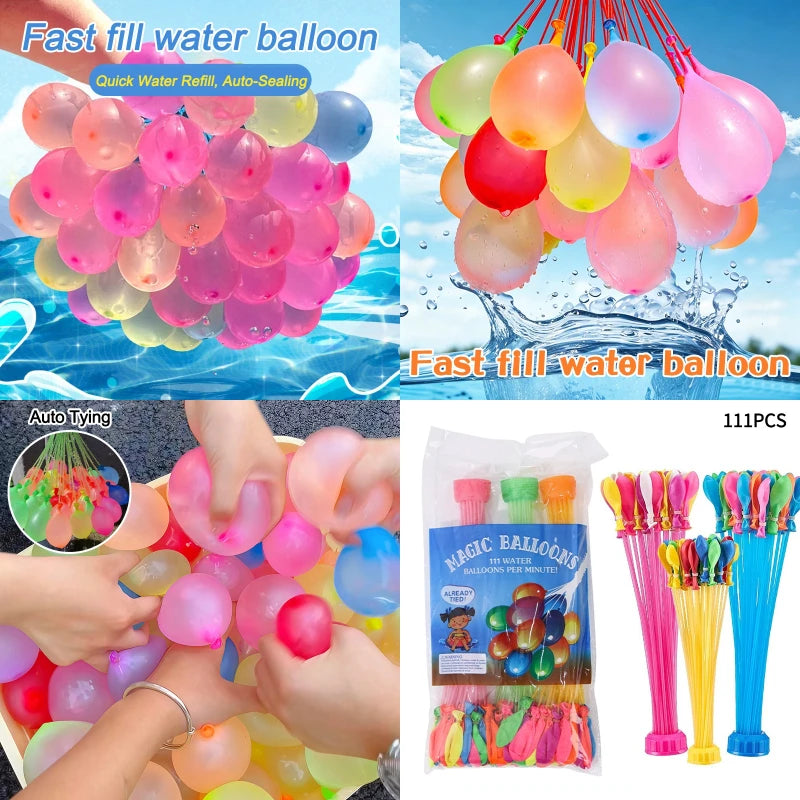 Atuo Tying Water Balloons Fast Water Filling Balloon Water Bombs Self-closing Waterballonnen Wasserbombe Globos De Agua