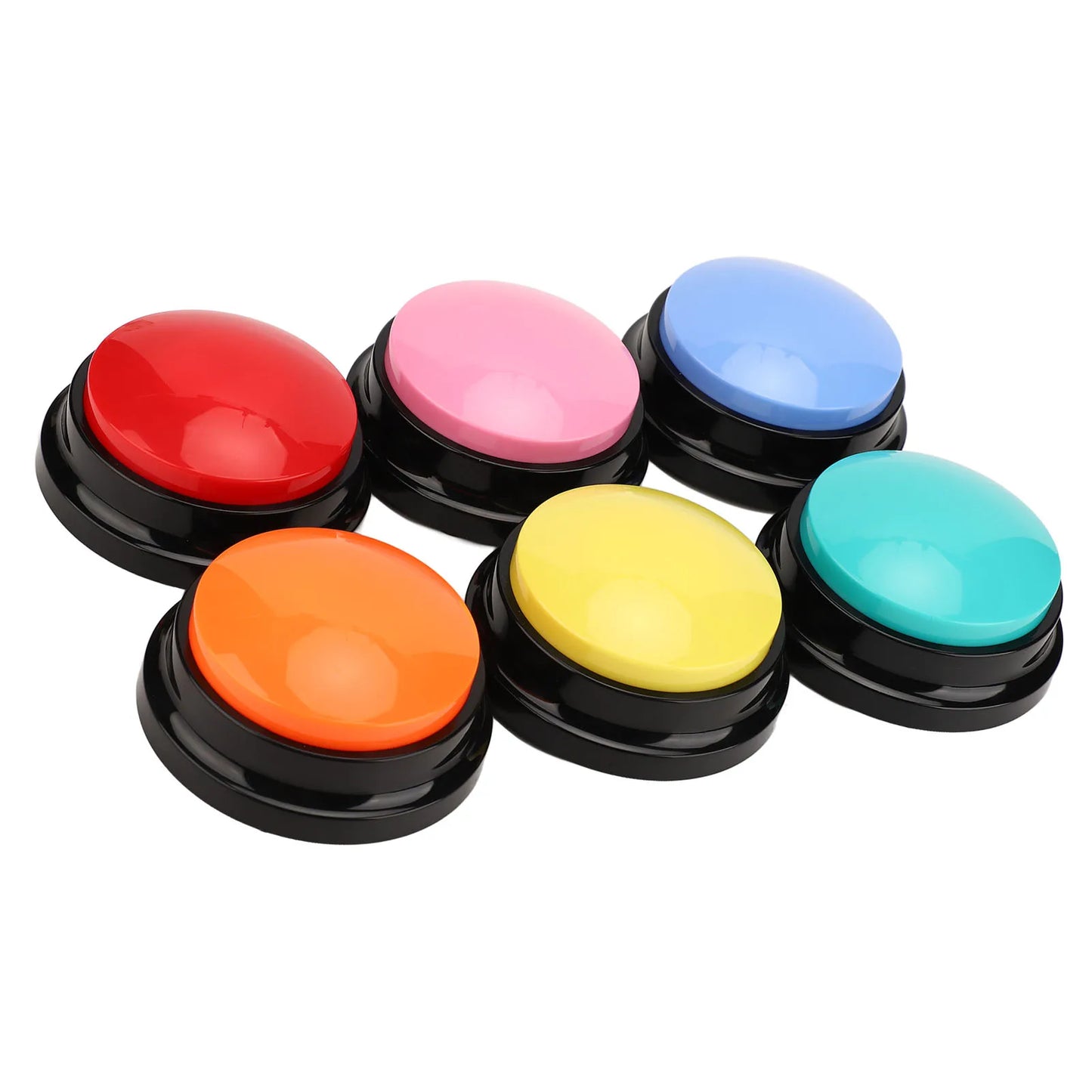 6pcs Dog Record Button Multifunction Portable 30 Seconds Record Talking Buttons for Cats Dogs Pets