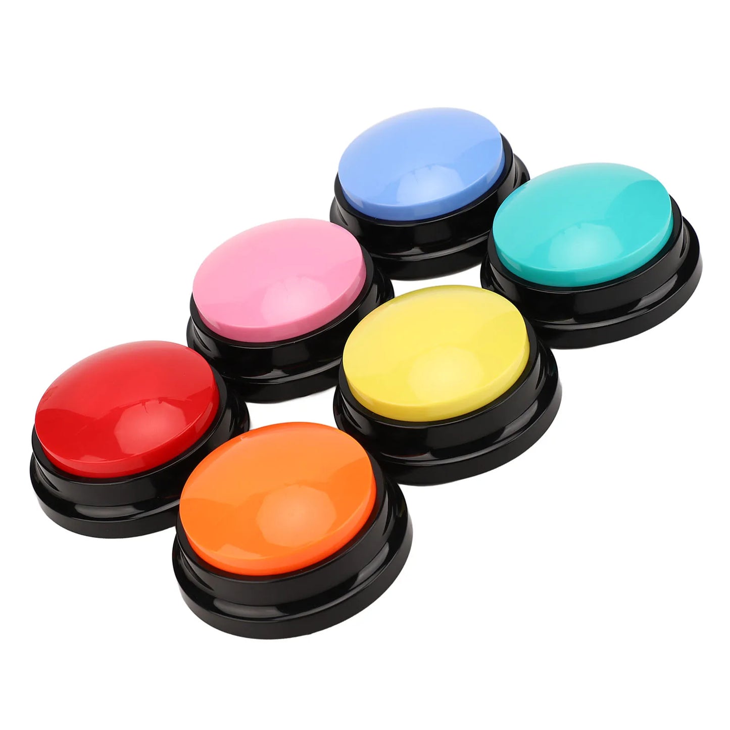 6pcs Dog Record Button Multifunction Portable 30 Seconds Record Talking Buttons for Cats Dogs Pets