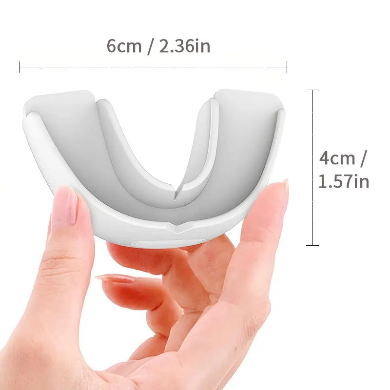 Anti Snoring Mouthpiece Soft Silicone Portable Anti Snore Device That Work Sleep Stop Apnea Mouth Guard Stopper for Men Women