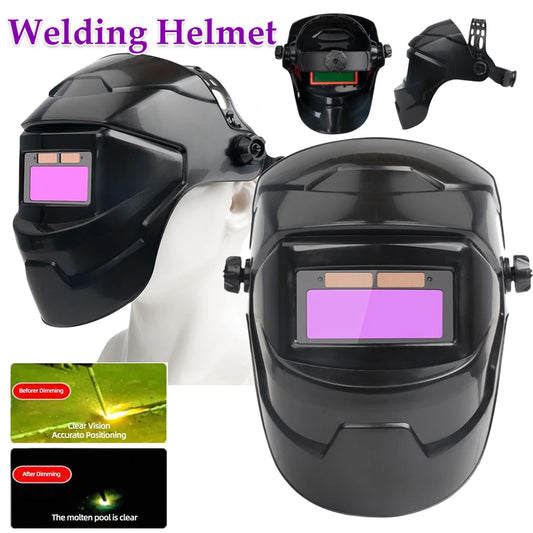 Auto Darkening Welding Helmet Welder Face Protection Welding Protective Cover Argon Arc Welding Special Welder Mask