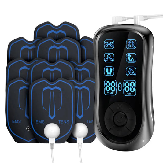 EMS Eletric Professional Estimulación muscular Fisioterapia Unidad Tens Máquinas Pulso Impulso Mini Masajeador de cuerpo completo 6 modos 