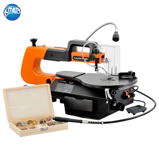 Electric Scroll Saw 16 inch Speed Variable Jig Saw Woodworking DIY Table Angle Cutting Curve Saw