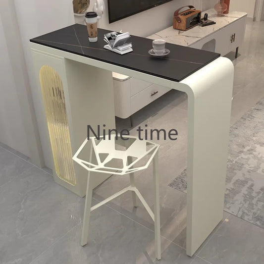 Home Bar Table Breakfast Buffet Luxury Antique Dining Coffee Party Bistro Coctail Counter Storage Beistelltisch Simple Balcony