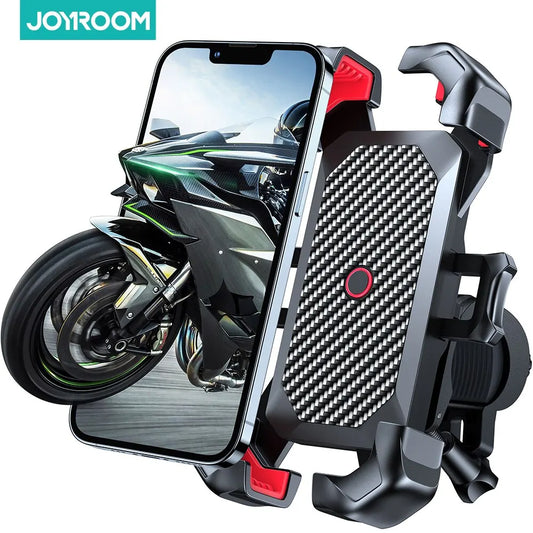 Soporte para teléfono Joyroom para bicicleta con vista de 360 ​​° soporte Universal para teléfono de bicicleta para teléfono móvil de 4,7-7 pulgadas soporte a prueba de golpes GPS Cli 