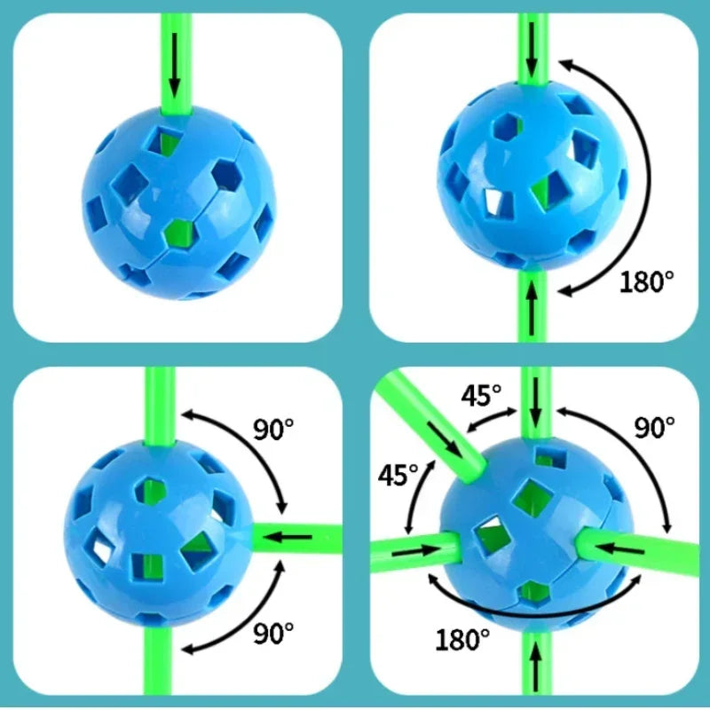 Juguetes de construcción para niños, kits de construcción de carpas fuertes, casa de juegos 3D, palos, herramientas de construcción, juguetes para armar, regalos para niños 