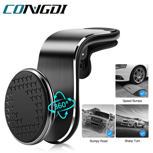 Magnetic Car Phone Holder Stand Air Vent Magnet Car Mount GPS Smartphone Mobile Support In Car Bracket for iPhone Samsung Xiaomi