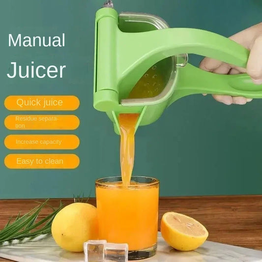 Exprimidor manual multifuncional para el hogar, exprimidor pequeño, extractor de jugo, separador de residuos de fruta 