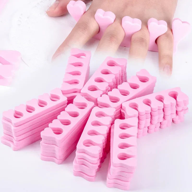 Nail Art Toe Separators Fingers Foots Sponge Soft UV Gel Polish Beauty Tools Manicure Pedicure Pack Nail Kits