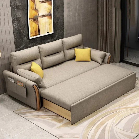 Sofá nórdico de lujo para sala de estar, almacenamiento de ocio, sofá Cama Plegable multifuncional, dormitorios, sofá, Cama Plegable, muebles para habitación 