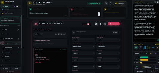 GENERADOR MAESTRO DE INGENIERÍA DE TIENDA DE MERCADOS DE IA