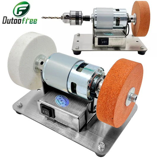Small grinding machine, table grinding, coarse and fine double grinding wheels, household small electric grinding, polishing