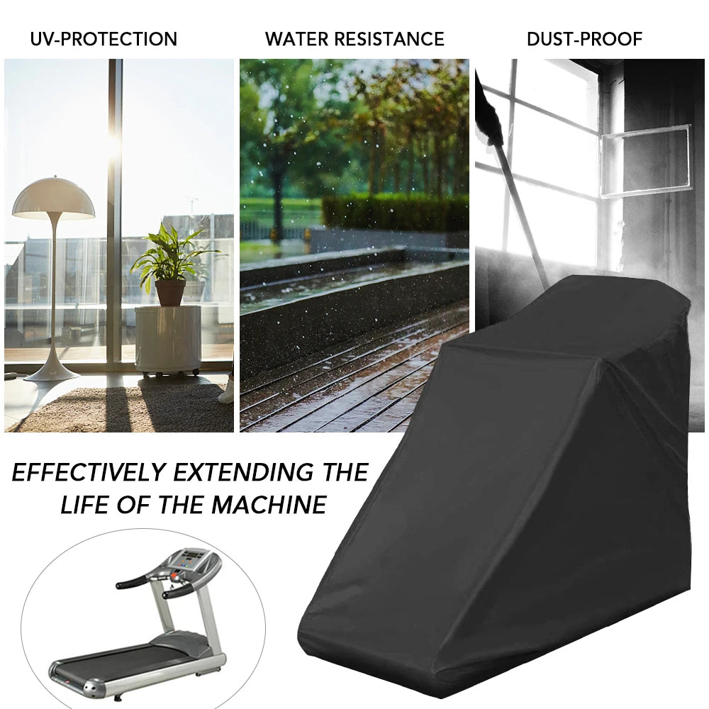 Cubierta para cinta de correr, cubierta plegable para cinta de correr, cubierta impermeable a prueba de polvo, ajuste Universal, máquina para correr deportiva, perfecta para interiores 