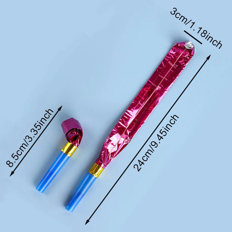 Multi-colored Blowing Dragon Whistles Set 5/10/15/20PCS Plastic Party Atmosphere Creation Noise Maker Souvenir Carnival Gift ZYF